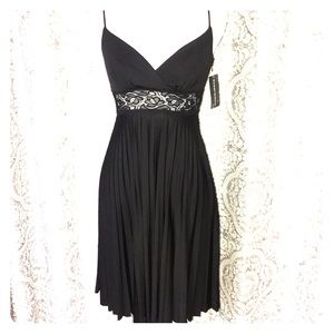 NWT Black Feminine  Sexy SlipDress
